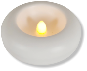 24 Connect Contact Activated LED Candles White - WC6012