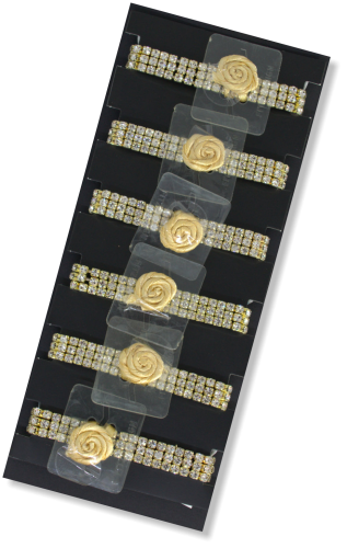 Princess Bulk Bracelets 6 ct - 24 Karat