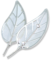 Gleaming Leaves - Silver Gold